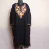 Chic Black Kashmiri Pheran with Aari Embroidery