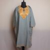 Grey Shahi Pheran with Aari Work