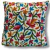 Shahi Kashmiri Hand Embroidery Crewel Cushion Cover - Set of 2 (16x16 Inches)