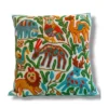 Nishat Kashmiri Hand Embroidery Crewel Cushion Cover - Set of 2  (16x16)