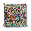 Bahar Kashmiri Hand Embroidery Crewel Cushion Cover - Set of 2 (16x16 Inches)