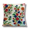 Manasbal Kashmiri Hand Embroidery Crewel Cushion Cover - Set of 2 (16x16 Inches)