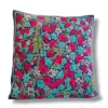Blue Kashmiri Hand Embroidery Crewel Cushion Cover - Set of 2 (16x16 Inches)