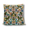 Azara Kashmiri Hand Embroidery Crewel Cushion Cover - Set of 2 (16x16 Inches)