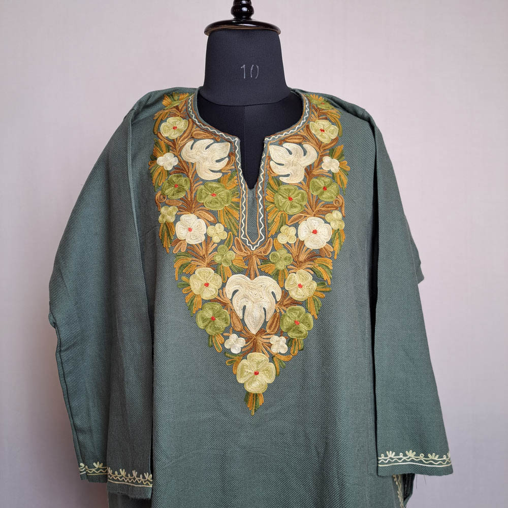 Shaheen Beige Chinari Kashmiri Pheran - Gyawun