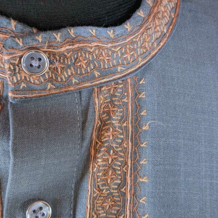 Mujtaba Stitched Men Kurta Pyjama - Image 3