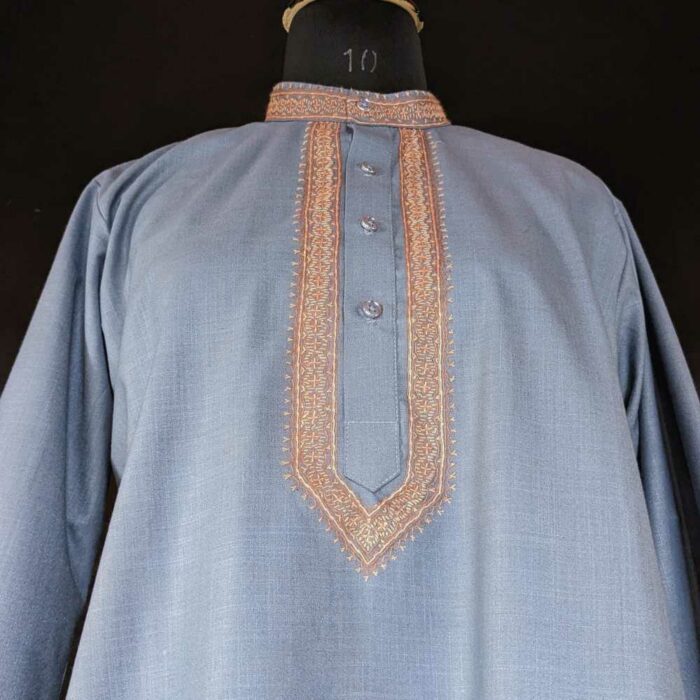 Mujtaba Stitched Men Kurta Pyjama - Image 4