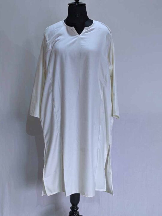 Premium Plain White Pheran