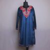 Blur Naar Bilawal Velvet Kashmiri Kurti with ari Embroidery
