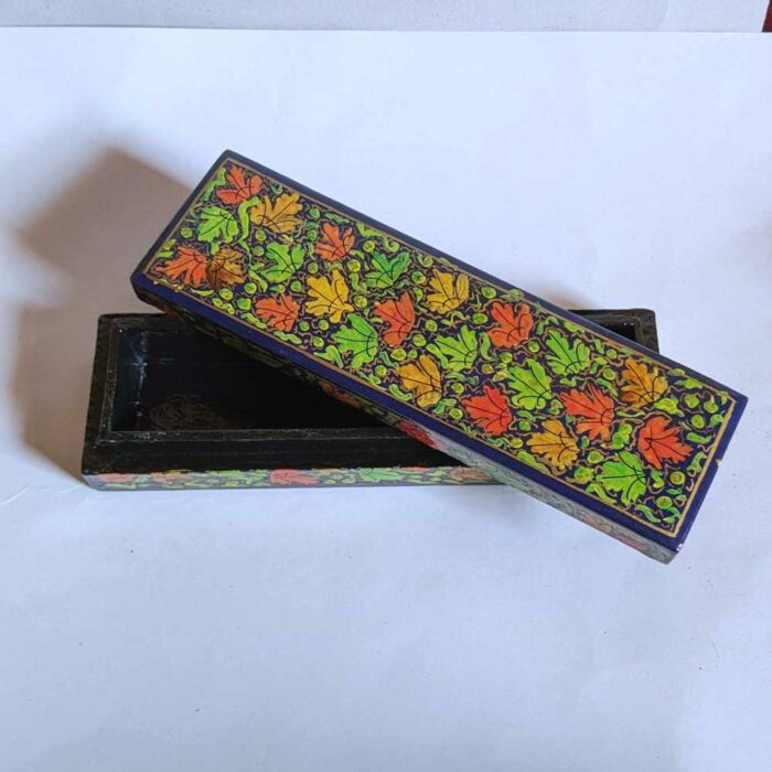 Mumtaz Chinar Paper Mache Pencil Box or Pen Box