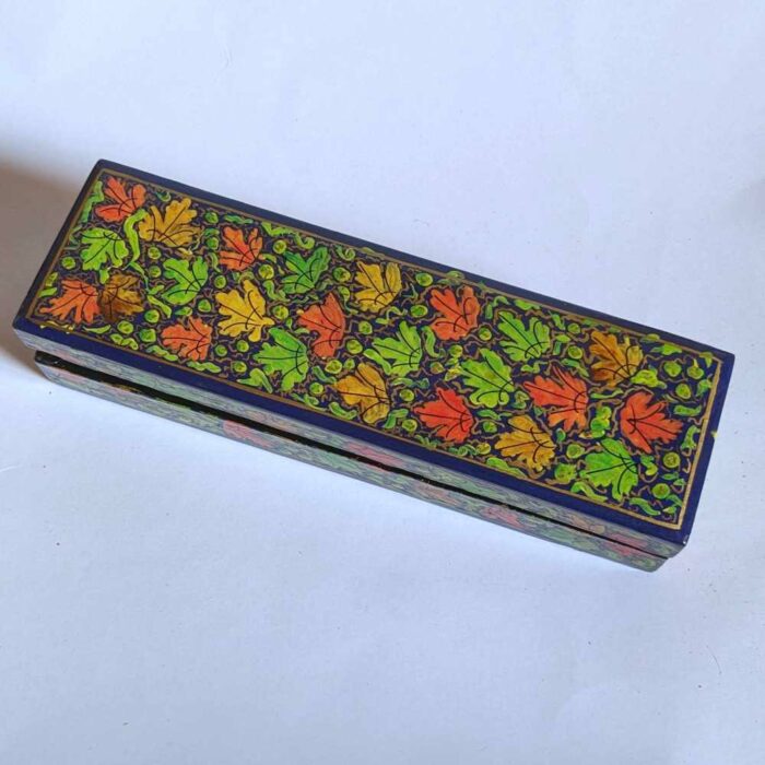 Mumtaz Chinar Paper Mache Pencil Box or Pen Box - Image 3