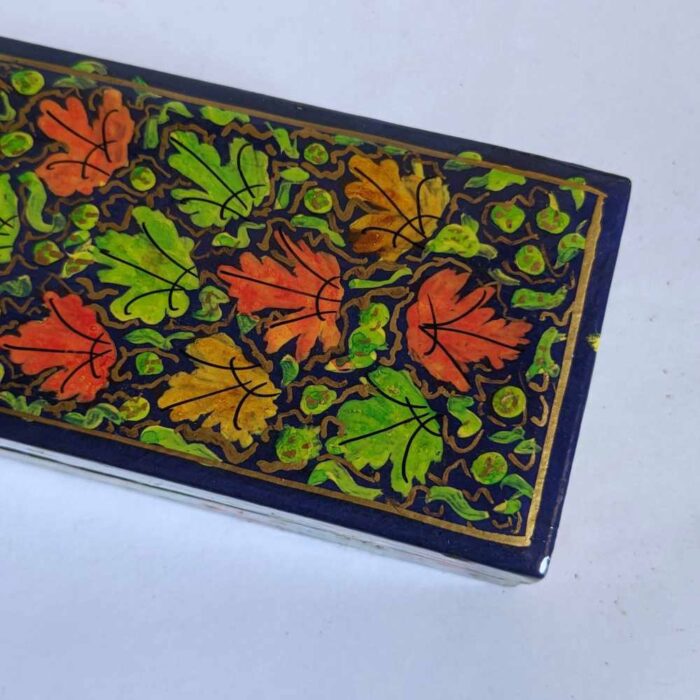 Mumtaz Chinar Paper Mache Pencil Box or Pen Box - Image 2