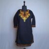 Black Lyodur Rubeena Kashmiri Girls Short Pheran (L34)
