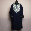 Kashmiri Pheran - Navy Blue With Aari Embroidery