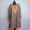 Irshaad Beige Chinari Pheran With Aari Embroidery