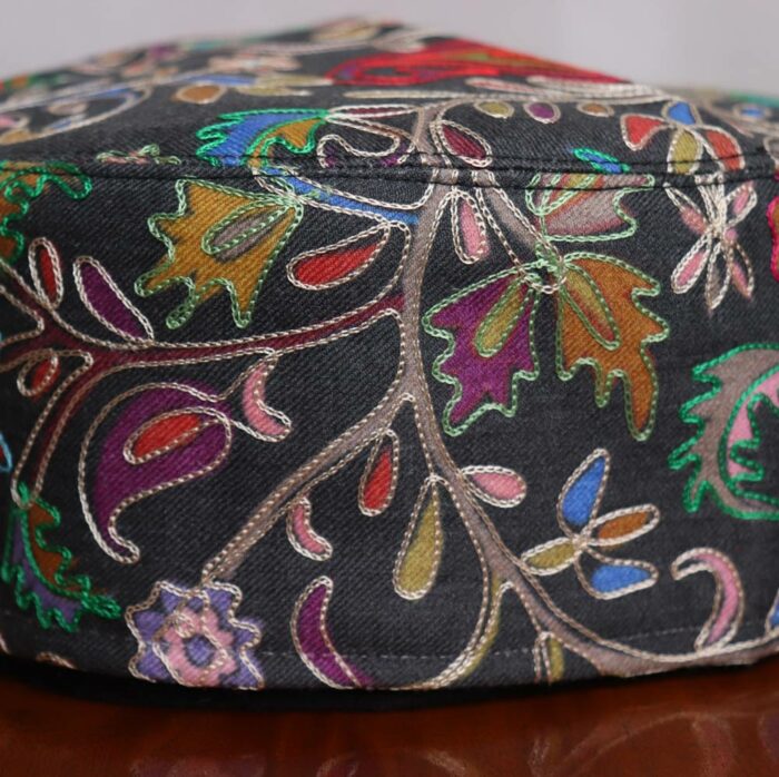 Mubarak Kani Kalamkari Embroidered Cap - Image 2