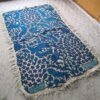 Luxury Wular 6×4Ft Pure Wool Double Work Handmade Aari Embroidered Namda