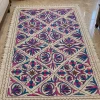Aru Namda 6×4Ft Pure Wool Handmade Aari Embroidered