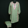 Green Kashish Kashmiri Summer Co-ord Set with Aari Work