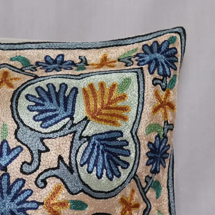 Abhshar Chainstitch Cushion Cover 16×16 - Set of 2 - Image 2