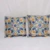 Abhshar Chainstitch Cushion Cover 16×16 - Set of 2