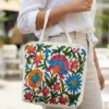 Hand Embroidered Crewel Work Kashmiri Bag