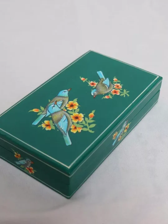 Imperial Royal Paper Mache Bird Box