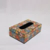 Paper Mache Tissue Box, Kashmiri Handmade Napkin Case, Napkin Box