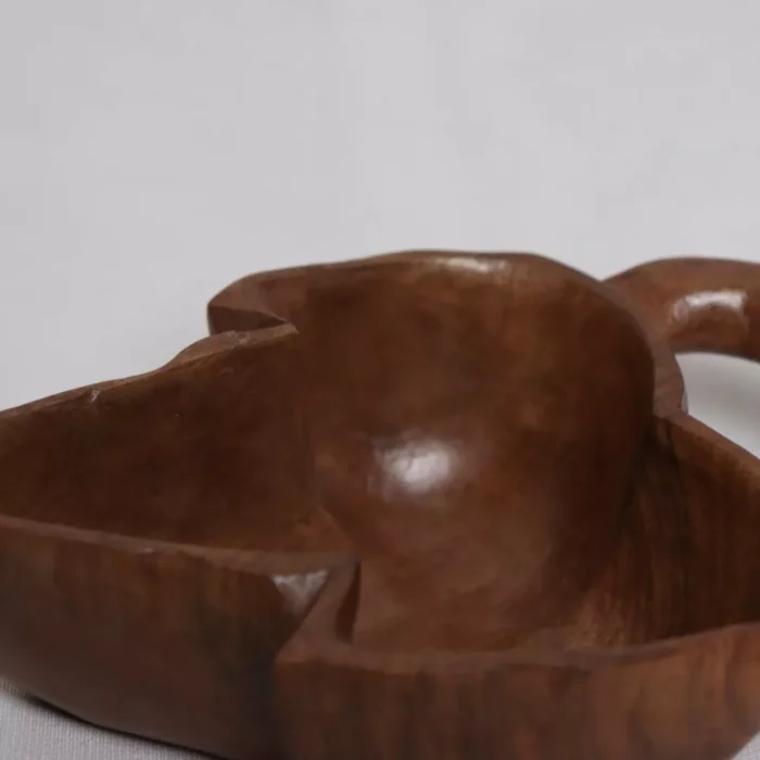 Elegant Walnut Wood Dry Fruit Bowl - Image 2
