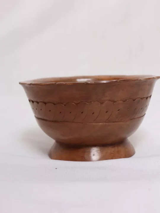 Kashmiri Walnut Wood Bowl