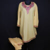 Yellow Kashmiri Co-ord Set with Aari Work
