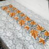 Beige Golden Chainstitch Silk Handmade Runner 4×1ft