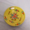 Hand Painted Kashmiri Enamelware Plate - Stainless Steel