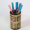 Floral Paper Mache Pen/Brush Holder