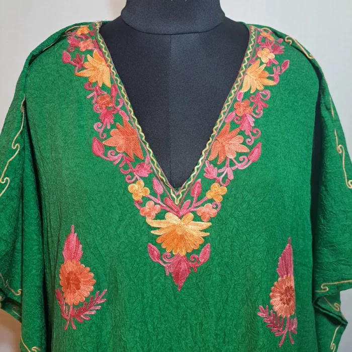 Green Kaftan Crush Cotton L47 - Image 2