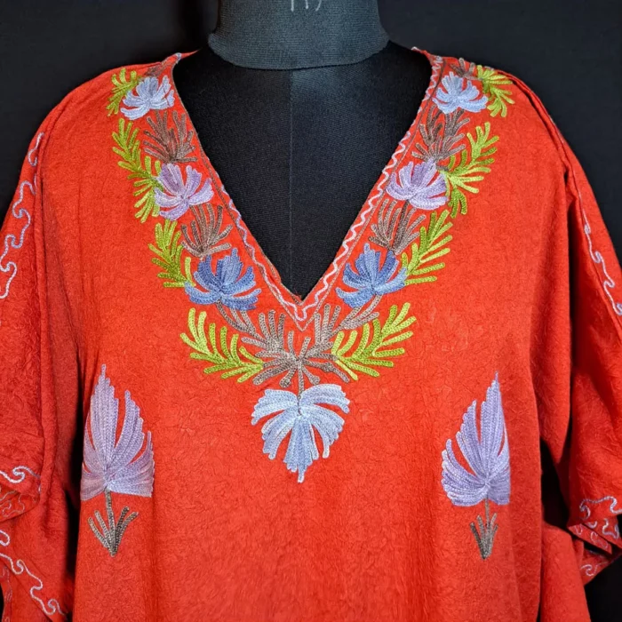 Red Kaftan Crush Cotton L51 - Image 2