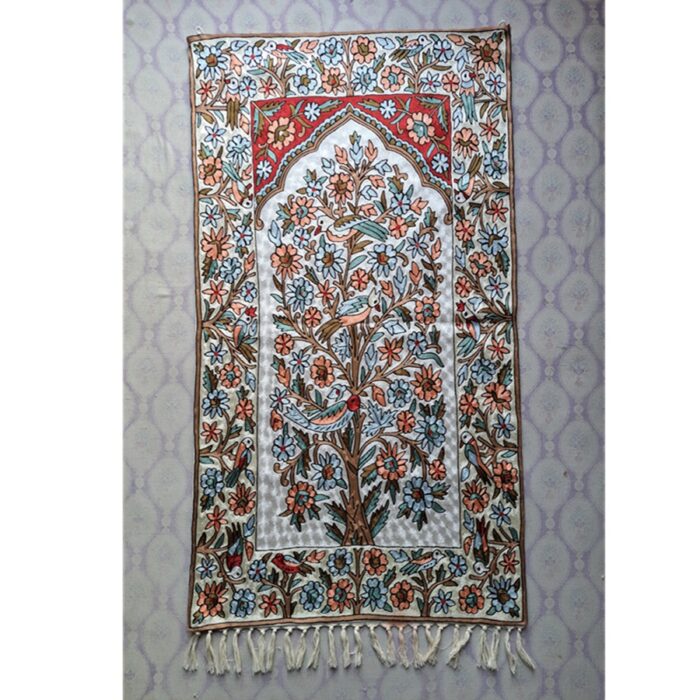 Noor Tree of Life Kashmiri Handmade Chainstitch Wall Hanging
