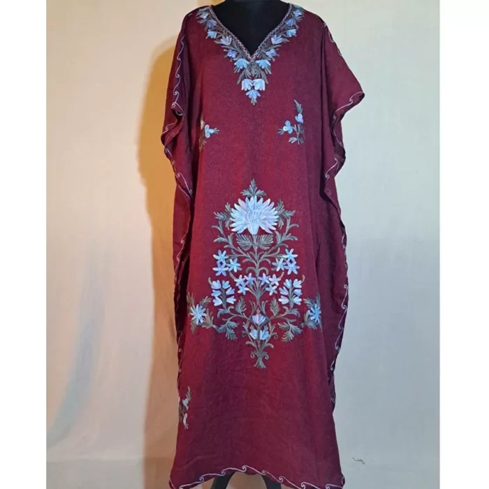 Magenta Kaftan Crush Cotton L52