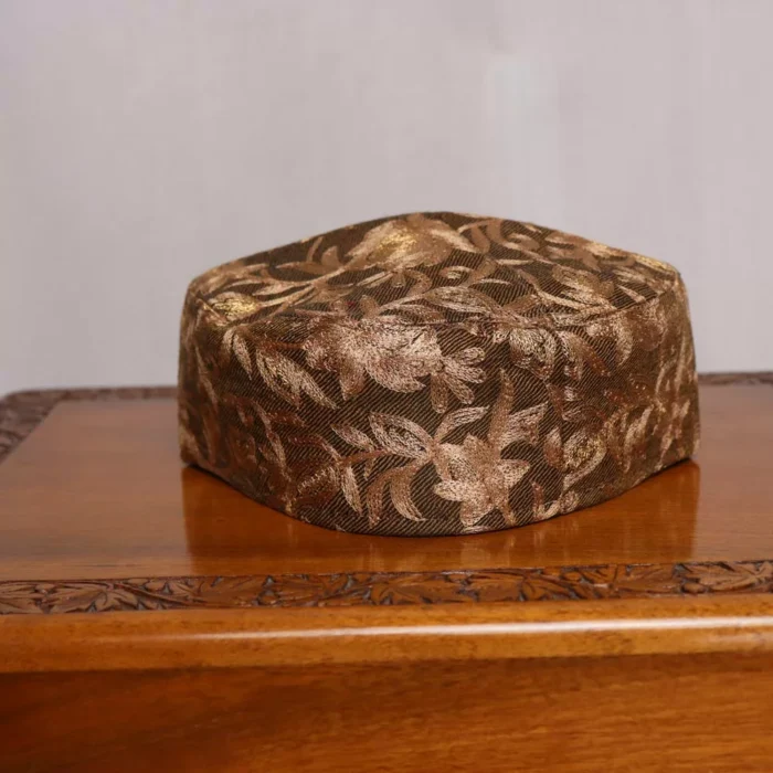 Brown Toosha Quraishi Dual Work Cap