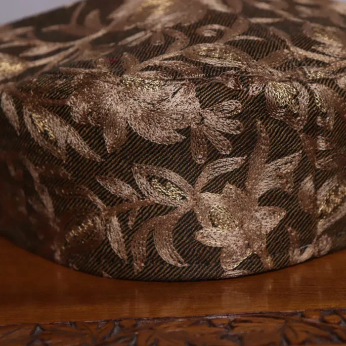 Brown Toosha Quraishi Dual Work Cap - Image 2