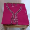 Magenta Pink Kastoori Ruby Cotton Kurta with Sozni Handwork 46