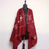Maroon Aftab Chinari Amara Kashmiri Winter Shawl with Hand Embroidery