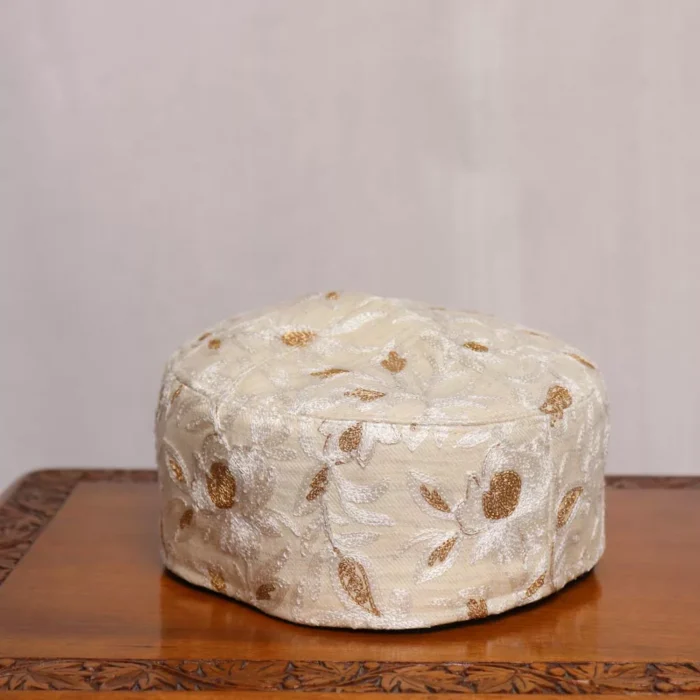 White Toosha Quraishi Dual Work Cap