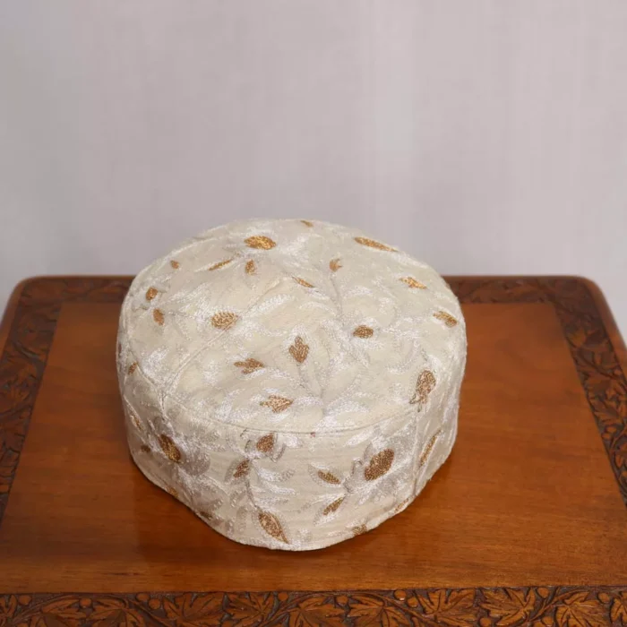 White Toosha Quraishi Dual Work Cap - Image 3