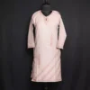 Beige Ayesha Kashmiri Sozni Handwork Cotton Kurta