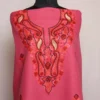 Dark Pink Ruby Cotton 2pc Suit with Aari Zari Work