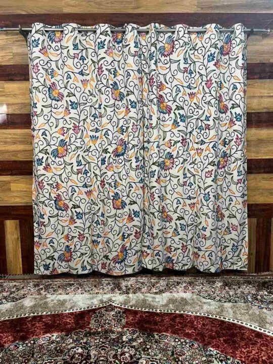 Maharaja Crewel Work Kashmiri Curtain