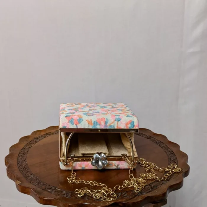 Tamana Kani Print Sling Bag With Long Chain - Image 3