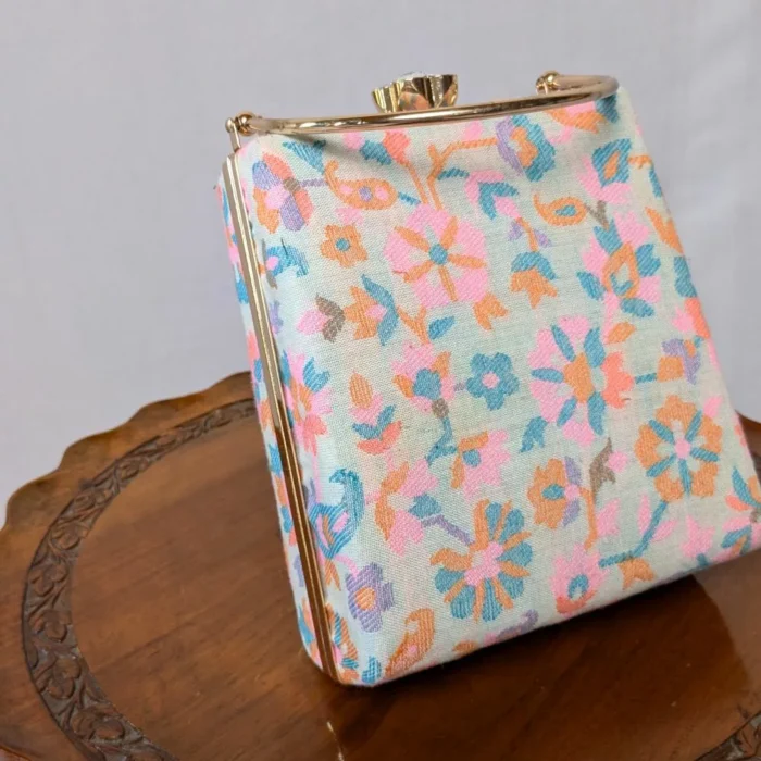 Tamana Kani Print Sling Bag With Long Chain - Image 2