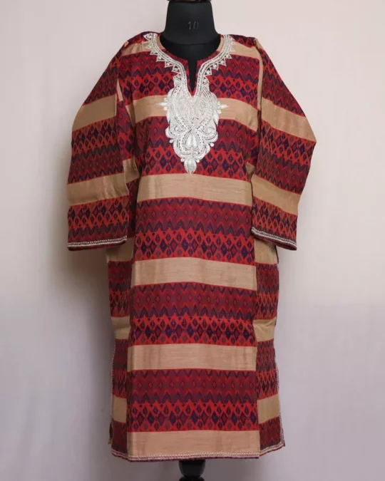 Summer Pheran - Cotton With Tilla Embroidery